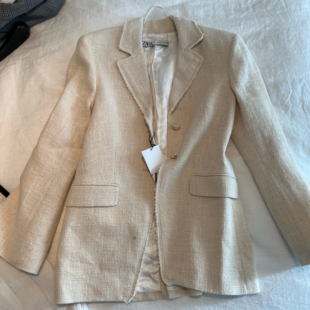 Zara Tweed Blazer w/Tags